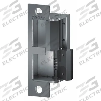 TRINE Electric Door Strike: 1 1/4 in Wd, 4 7/8 in Ht, Cylindrical/Mortise - Combination Cylindrical & Mortise Electric Strikes
