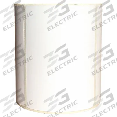 APPROVED VENDOR Barcode Printer Label: 4 in Label Wd, 2 in Label Ht, White, 1 in Core Dia. - Desktop Thermal Transfer Labels