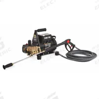 MI-T-M Electric Pressure Washer: Carry, 120 V – Single-Phase, 1,500 psi, 2.1 gpm, 2 hp (MPN GC-1502-3DUH). Key specifications — Pump Drive: Direct; Brand: MI-T-M; Water Intake: Cold Water Only.