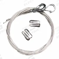 SOUNDTUBE Safety Cable: 2 in Overall Ht, 20 ft Overall Lg, 48 in Overall Wd, Hanging Speakers (MPN AC-SC-20). Key specifications — Product Type: Safety Cable; Manufacturer Part Number: AC-SC-20; Includes: Speed Clamp; Compatible with Series: Hanging Speakers; Brand: SOUNDTUBE.