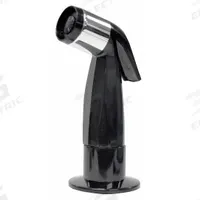 DANCO Kitchen Sprayer: Plastic, Black, 3 1/2 in Overall Lg, 1/2" Connection Size, NPSM, Guide (MPN 9D00010345). Key specifications — Inlet Connection Type: NPSM; Brand: DANCO; Connection Size: 1/2"; Color/Finish: Black; Includes: Guide; Material: Plastic; Product Type: Kitchen Sprayer.