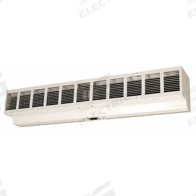 Dayton Unhtd 7.5"H 60"W 6.8"D Steel Air Curtain: Ambient Air, Low Profile, For 5 ft Opening - Ambient Air Curtains