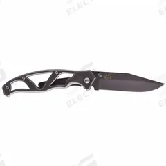 GERBER Folding Knife: 3 in Blade Lg, 4 in Closed Lg, 7 in Overall Lg, Stainless Steel, Straight (MPN 22-48446). Key specifications — attr307537: Stainless Steel; attr307538: Yes; attr324882: GERBER.
