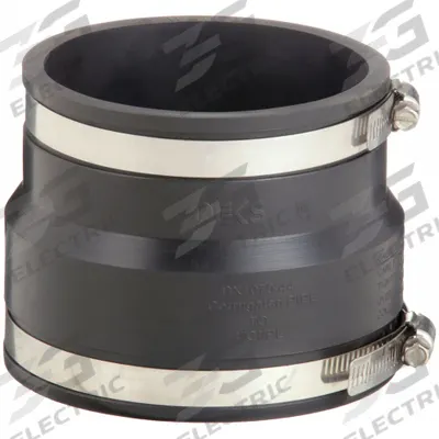 APPROVED VENDOR Flexible Pipe Straight: PVC, For 4 in Pipe - Flexible Transition Pipe Fittings