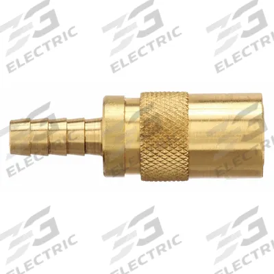 PARKER Hydraulic Quick Connect Hose Coupling: 3/8 in Coupling Size, Brass - Moldmate Series Hydraulic Quick-Connect Coupling Bodies