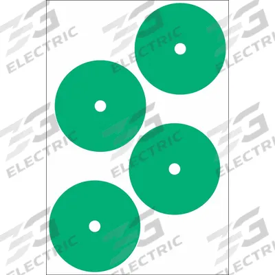 ACCUFORMNMC Gauge Marking Labels: Green, Polyester