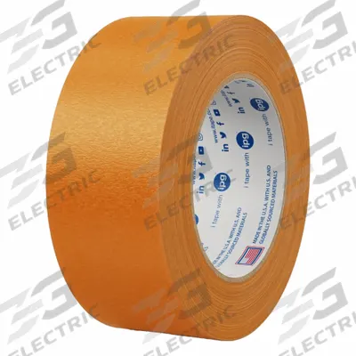 APPROVED VENDOR Masking Tape: PF3, Orange, 15/16 in Roll Wd, 60 yd Overall Roll Lg - Colored Masking Tape
