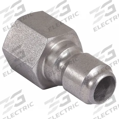 MI-T-M Quick-Connect Plug: 3/8 in (F)NPT, 3/8 in (M) Quick Connect (MPN 17-0006) - Pipe, Hose, Tube and Fittings
