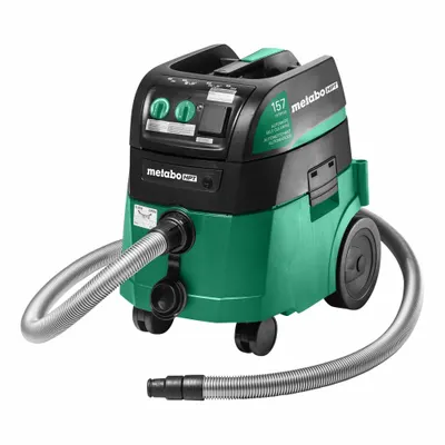 METABO HPT Corded HEPA Vacuum: 9 gal Tank Size, Plastic, 1 1/2 in Vacuum Hose Dia - Heavy-Duty Vacuums