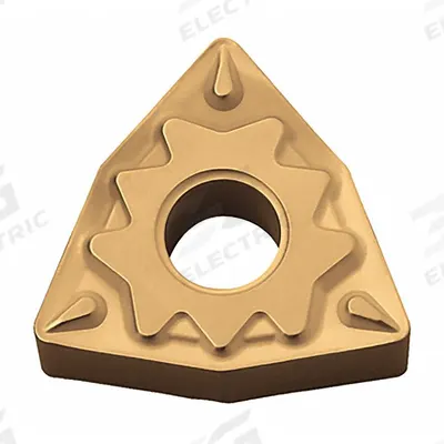 KYOCERA Turning Insert: WNMG432HQ CA515 - Trigon (W) Indexable Turning Inserts