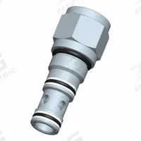 BUCHER HYDRAULICS Cartridge Valve: Screw-In, Screwdriver Adjustment, C10-25 Valve Cavity Size, LCEF (MPN LCEF-10-N-A-F-0-435). Key specifications — attr1012059: LCEF-10-N-A-F-0-435; attr1250696: LCEF; attr1011660: Nitrile; attr1011632: Screwdriver; attr1011635: BUCHER HYDRAULICS; attr1011636: Steel; attr1011644: C10-25.