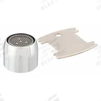 CHICAGO FAUCETS Outlet: 1.5 gpm Flow Rate, Laminar Flow Outlet, Brass, Chrome Finish, Female, UNS (MPN E36JKABCP). Key specifications — Material: Brass; Product Type: Outlet; Connection Size: 13/16"-24; Brand: CHICAGO FAUCETS.