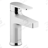 KOHLER Straight Spout Bathroom Faucet: Taut™, Zinc, Polished Chrome Finish, 0.5 gpm Flow Rate, Lever (MPN K-46028-4-CP). Key specifications — Includes: Flexible Supply Lines; Brand: KOHLER; Series: Taut™.