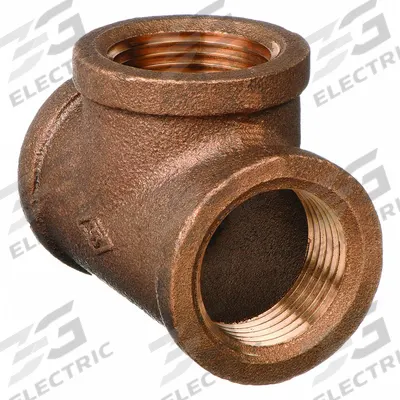 APPROVED VENDOR Metal Pipe Tee: Tee, 3/4 in x 3/4 in x 3/4 in, Brass - Low-Pressure Threaded Pipe Fittings