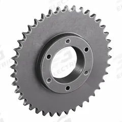 TSUBAKI Sprocket: For 40 Chain, 40 Teeth, 6.373 in Pitch Dia, 6.65 in Outside Dia, Steel (MPN 40SDS40). Key specifications — Brand: TSUBAKI; Required Bushing Series: SDS.