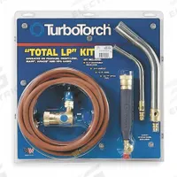 TURBOTORCH Torch Kit: Swirl Flame, External Lighter, Fixed Tip (MPN 0386-0247). Key specifications — Brand: TURBOTORCH; Manufacturer Part Number: 0386-0247; Compatible Fuel Type: Propane; Flame Adjustment: Adjustable Flame; Tip Type: Fixed Tip.