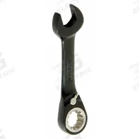 PROTO Combination Wrench: Alloy Steel, Black Chrome, 9/16 in Head Size, 4 1/2 in Overall Lg, Offset (MPN JSCV18S). Key specifications — attr309600: 9/16 in; attr309611: Black Chrome; attr309610: Alloy Steel; attr309604: Yes; attr309612: No; attr309613: No; attr309615: No; attr324932: PROTO.