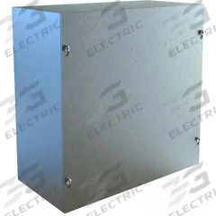 HAMMOND Junction Box: Galvanized Steel, 18 in x 12 in x 6 in, NEMA 1, Solid Cover, Screw On (MPN CSG18126). Key specifications — Brand: HAMMOND; Closure Method: Screws; Knockouts: Not Included.