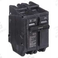 GE Miniature Circuit Breaker: THQL, 20 A, 120/240V AC, Single Phase, 10kA at 120/240V AC, 2 Poles (MPN THQL2120HID). Key specifications — Amps: 20 A; AC Voltage Rating: 120/240V AC; Phase: Single; Max. AIR Rating: 10kA at 120/240V AC; For Use With: Power Mark Gold Load Centers and AQ Lighting Panels.