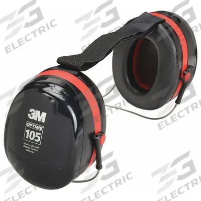 3M PELTOR Earmuffs: Behind-the-Neck Earmuff, Passive, 29 dB NRR, Foldable - Behind-the-Neck Earmuffs