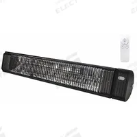 AURA Electric Infrared Heater: 1500W Watt Output, 120V AC, 1 Phase, Plug-In, 45° Beam Pattern, Black (MPN CF15120B). Key specifications — Wattage Output: 1500W; Voltage: 120V AC; Brand: AURA; Electrical Connection: Plug-In; Element Type: Carbon Fiber Emitter; Housing Color: Black; Housing Material: Aluminum; Overall Dimensions - L x W x D: 27 in x 6-1/2 in x 5-1/2 in.