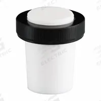 Stopper: PTFE, 45/50 Stopper Size, 2.75 in Overall Ht, Black, 0 Holes, 1 Stoppers Included (MPN CG-3002-L-45). Key specifications — Brand: CHEMGLASS; Color: Black; Stopper Size: 45/50; Material: PTFE.