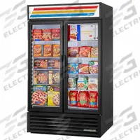 TRUE REFRIGERATION Freezer Merchandiser: 78 5/8 in x 47 1/8 in x 29 7/8 in, Black, Glass Door (MPN GDM-43F-FLX-HC~TSL01). Key specifications — attr1277723: TRUE REFRIGERATION; attr1277683: R-290; attr1277691: No; attr1277694: Black; attr1280716: Glass Door; attr1280729: GDM.