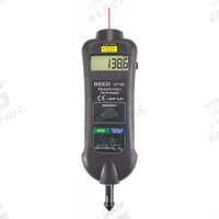 REED INSTRUMENTS Combination Tachometer: +/-0.05% of Reading +1 Digit RPM Accuracy, 0.1 RPM, LCD (MPN R7150). Key specifications — Includes: Carrying Case; Brand: REED INSTRUMENTS; Digital Display Screen Type: LCD; RPM Accuracy: +/-0.05% of Reading +1 Digit; RPM Resolution: 0.1 RPM; Calibration Certificate: Not Included.