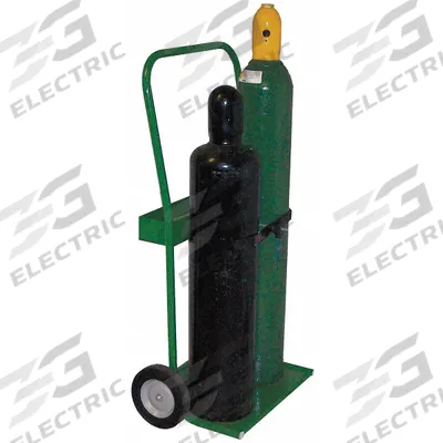 SAFTCART Cylinder Hand Truck: 250 lb, Side by Side, 2 Cylinder - Welding Cylinder Hand Trucks