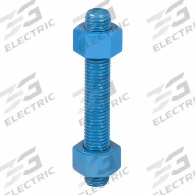 USA FASTENER Fully Threaded Stud: 3/4"-10 Thread Size, Steel, Grade B7, PTFE Coated - PTFE-Coated Fully-Threaded Rods & Studs