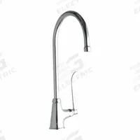 ELKAY Handle-Operated Faucet: Elkay®, Brass, Centerset, Deck, 1 Mounting Holes, 1.5 gpm Flow Rate (MPN LK535GN08T6). Key specifications — Series: Elkay®; Brand: ELKAY.