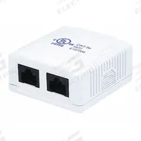 MONOPRICE Surface Mount Box: Keystone, Keystone Wall Mount, 2 Ports, White, Wall Mount, 7091. Key specifications — Brand: MONOPRICE; Color: White.