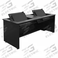VERSADESK Computer Desk: Metal, Black Matrix, 0 Drawers, 60 in Overall Wd, 29 in Overall Ht (MPN RSD6030-BB). Key specifications — Desktop Material: Metal; Includes Modesty Panel: Yes; Kit Product Type: Computer Desk; Desktop Color: Black Matrix; Brand: VERSADESK; Frame Color: Black; Frame Material: Steel; Product Type: Computer Desk.
