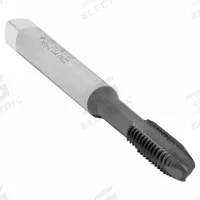 CLEVELAND Spiral Point Tap: 1/4"-20 UNC, 2B, 3 Flute, Plug Chamfer, TiAlN Coated Cobalt (MPN C86114)