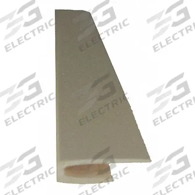 PAWLING Edge Cover: PVC, Edge, 8 ft Panel Size, Tan, 0.025 in Thick - PVC Wall Panels & Coverings Trim
