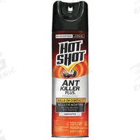 HOT SHOT Ant Killer: For Use On Crawling Insects, Aerosol Spray Can, 16 oz Container Size (MPN HG-4480). Key specifications — Brand: HOT SHOT; Container Type: Aerosol Spray Can; DEET Concentration: DEET-Free; Form: Aerosol Spray; Indoor/Outdoor Use: Indoor/Outdoor; Insect Group: Crawling; Targeted Insects: Ants.