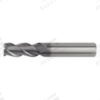 WIDIA HANITA Square End Mill: Carbide, AlTiN Coated, 3 Flute, 2 mm Mill Dia, 3 mm LOC, 50 mm OAL (MPN 450302001T)