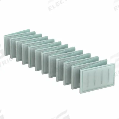 GRAINGER Link Air Filter: 20 in x 25 in x 1 in, 25 in Section Wd, 24 Sections, 2 Ply - MERV 8 Link Air Filters