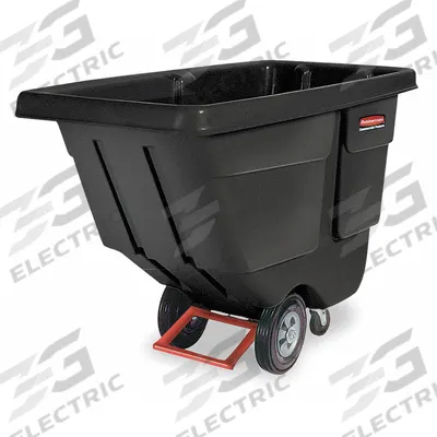 RUBBERMAID COMMERCIAL PRODUCTS Tilt Truck: 27 cu ft, 850 lb - General Purpose Plastic Tilt Trucks