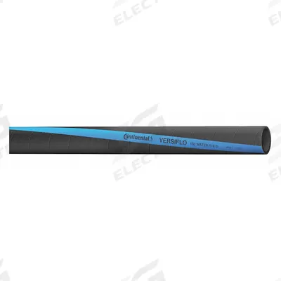 CONTINENTAL Water Suction and Discharge Hose: 1 1/2 in Hose Inside Dia., 150 psi, Black - EPDM Bulk Water Suction & Discharge Hoses with Spiral-Plied Synthetic Fabric Reinforcement
