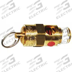 CHICAGO PNEUMATIC Safety Valve, 1/4", 200 psi: 9710533300, Safety Valve, Chicago Pneumatic