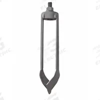 AMS Open-Face Auger Head: Carbon Steel, 5/8 in Connection Size, 2 1/2 in Overall Dia, Threaded (MPN 400.55). Key specifications — Connection Type: Threaded; Brand: AMS; Product Type: Open-Face; Material: Carbon Steel.