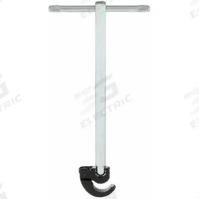 RIDGID Basin Nut Wrench: Alloy Steel, 10 in, 90° Flex Range of Motion - Basin Wrenches