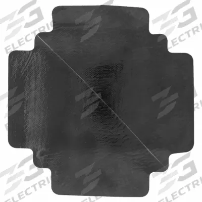 TRU-FLATE Tire Repair Boot: Patch Unitzed Tire, Rubber, 4 1/2 in Overall Dia - Patches & Plugs