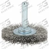 APPROVED VENDOR Wire Wheel Brush: Crimped Stainless Steel, 2" Dia x 3/8" Wd, 1/4" Shank, 0.012" Fill (MPN 66254442929). Key specifications — Brand: APPROVED VENDOR.