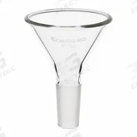 APPROVED VENDOR Powder Funnel: Borosilicate Glass, 104.8 mm, 48.11 mm Stem Lg, Colorless (MPN CG-1720-02). Key specifications — attr1372202: Funnel; attr1372195: Colorless; attr1372208: APPROVED VENDOR.