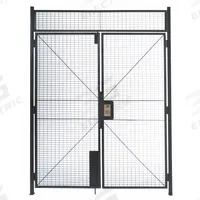 WIRECRAFTERS Hinged Double Door: 10 1/2 ft H x 8 3/8 ft W x 2 in D, Gray, Enamel/Powder-Coated (MPN DHD8710). Key specifications — Finish: Powder-Coated; Material: Steel; Includes Mounting Hardware: Yes; Brand: WIRECRAFTERS.