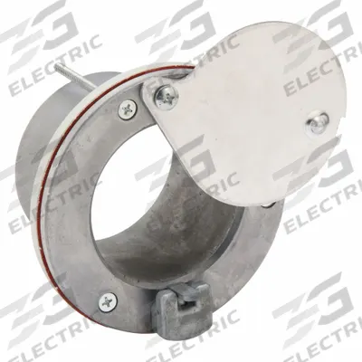 AMERICAN GARAGE DOOR SUPPLY Latching Exhaust Port: Aluminum - Material Handling