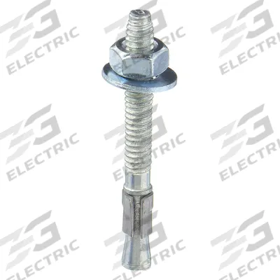MKT FASTENING Wedge Anchor: 4 3/4 in Overall Lg, 3/4 in Dia, 3/4"-10 Thread Size, Plain - 18-8 Stainless Steel Wedge Anchors