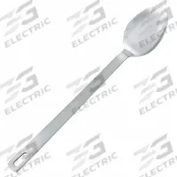 CRESTWARE Basting Spoon: 11 in Overall Lg, Silver, Stainless Steel (MPN SDP11). Key specifications — Material: Stainless Steel; Brand: CRESTWARE; NSF Certified: No.
